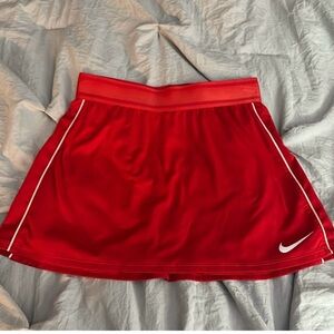 Red Nike dri fit tennis skirt size XS